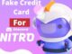Fake Credit Card For Discord Nitro