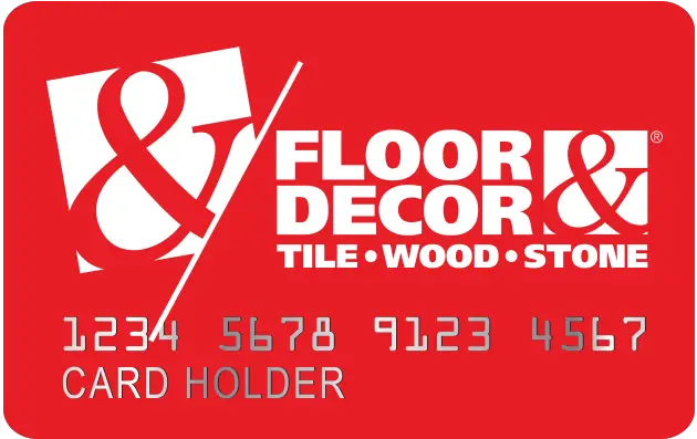 Floor and decor credit card
