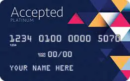 Accepted Platinum Credit Card 2
