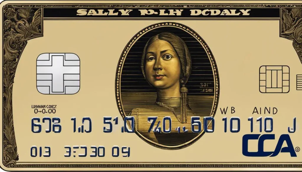 sally credit card dCE