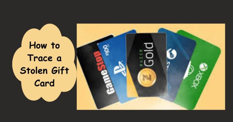How to Trace a Stolen Gift Card