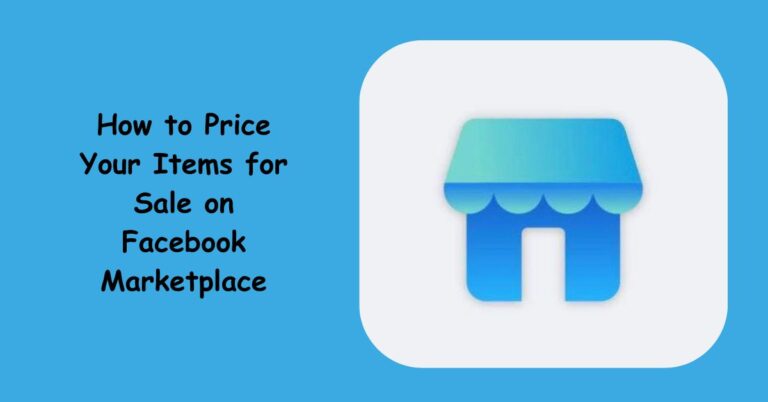 How to Price Your Items for Sale on Facebook Marketplace