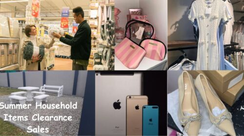 Summer Household Items Clearance Sales