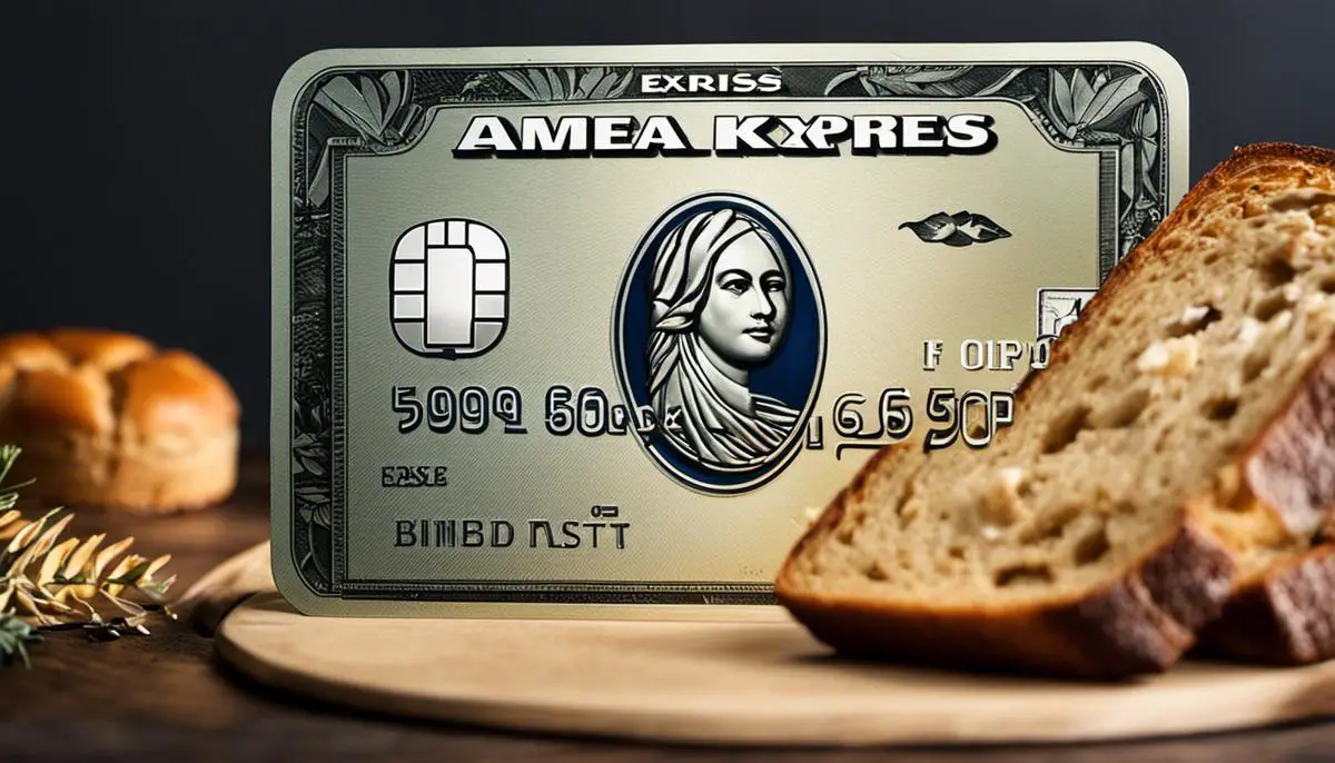 Image of Bread Cashback American Express Card with cashback symbol and American Express logo