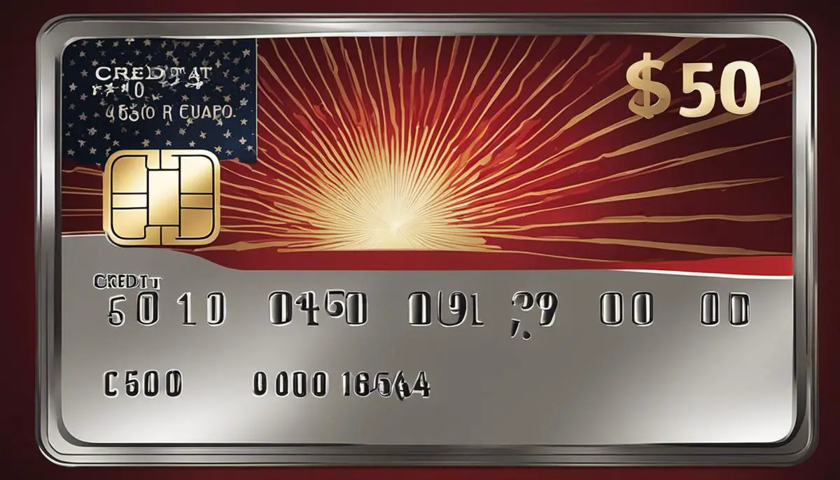 Illustration of a credit card to go with the text, describing the topic of credit card fraud.